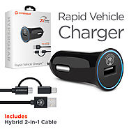 Rapid Vehicle Charger with Hybrid Cable - Hypercel Corporation