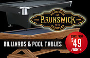 Vintage Brunswick Pool Table