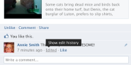 Facebook Users Can Edit Past Comments - AllFacebook