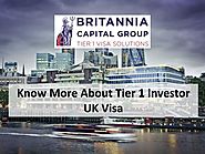 Know More About Tier 1 Investor UK Visa