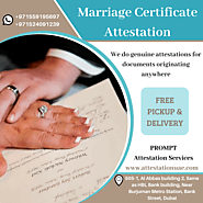 Marriage Certificate Attestation
