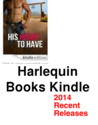 Harlequin Books Kindle