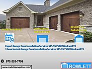 Garage Door Repair $25.95 Rockwall 75087