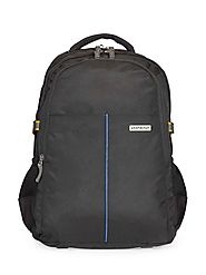 Aristocrat Maestro 17 inch laptop backpack (black) shoulder bag online with in-built rain cover