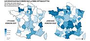 Carte de déploiement du plan France Trés Haut Débit