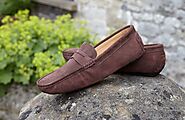 Mens Driving Loafers | Suede Leather Loafers