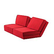 Futon type double reclining sofa cum bed with special reclining system.