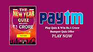 Get Special Loot Play Quiz & Win Free Paytm Cash - Spicykings- Get Unlimited Recharge & Free Cashback Coupon Offers