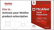 Learn the essential steps to activate your Mcafee subscription