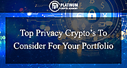 Privacy Coins - The Future of Cryptos | Platinum Crypto Academy