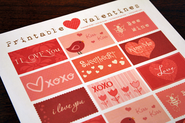 Printable Valentines - June Lily