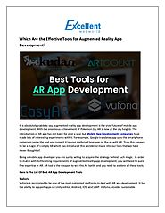 Which Are the Effective Tools for Augmented Reality App Development?