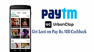 Get Special Paytm Loot Cashback offer on Urbanclap
