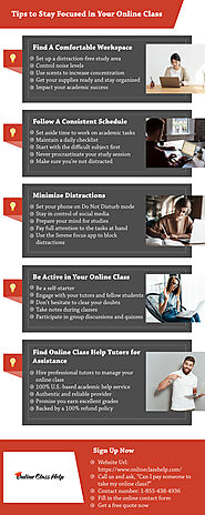 Infographics: Proven Ways to Stay Attentive in Online Classes