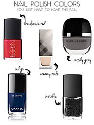 NAIL POLISH COLORS YOU JUST HAVE TO HAVE THIS FALL