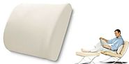 Best Lumbar Cushion Support Pillow with Velour Cover | Pain Remove Pillow