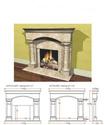 Travertine Fireplace Mantel