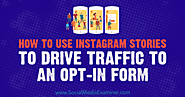 How to Use Instagram Stories to Drive Traffic to an Opt-In Form : Social Media Examiner