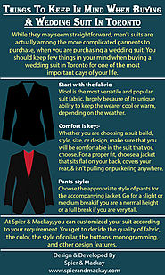 Things To Keep In Mind When Buying A Wedding Suit In Toronto