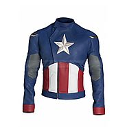 Website at https://www.black-leatherjacket.com/Captain-America-Jacket