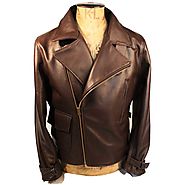 Website at https://www.black-leatherjacket.com/Captain-America-Brown-Leather-Jacket