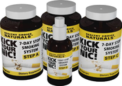 Kick Your Nic! Quit Smoking in 7 Days - All-Natural Herbal Kit Contains Three Bottles+One 2-Oz Spray