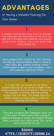 Advantages of Having a Wooden Flooring For Your Home | Visual.ly