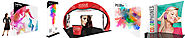 Tube Frame Fabric Trade Show Displays from Trade Show Display Pros
