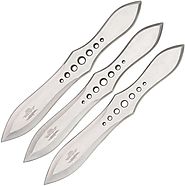 UNITED GH2034 HIBBEN COMPETITION TRIPLE THROWER SET WITH SHEATH.