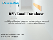 B2B Email Database
