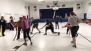 5th grade parents playing noodle tag,... - Mesa Vista Elementary