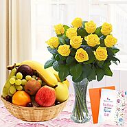 Flowers And Fruits Delivery India | Send Fresh Flowers & Fruits Online - OyeGifts