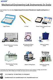 Mechanical Engineering Lab Instruments Manufacturer in India - Atico