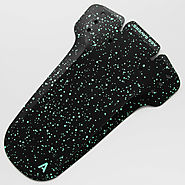 ASS SAVERS - Mudder - Front Fender - Turquoise Dots