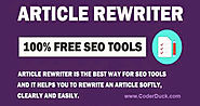 Online Article Rewriter Tool