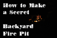 How to Build a Secret Backyard Fire Pit