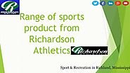 Range of sports product from Richardson Athletics