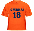 Omaha! Peyton Manning Denver Broncos Mens T-shirt #1565
