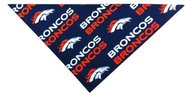 Denver Broncos Dog Bandana (X-Large: fits neck 20-24 Inches)