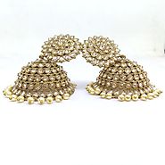 Indian Bollywood Fashion Style Traditional Indian Wedding Style Mehndi Plated Earings