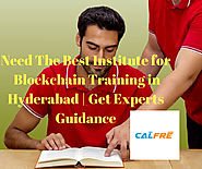 Need The Best Institute for Blockchain Training in Hyderabad | Get Experts Guidance