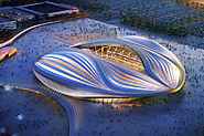 Countdown to Qatar 2022 (17 days to go): the Al Yanub Stadium can hold 40,000 spectators and its design is reminiscen...