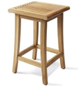 Amazon.com: New Grade A Teak Wood Garden Patio Bar Stool / Chair: Patio, Lawn & Garden
