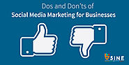 Social Media Do's And Dont's For Small Business