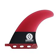 Shapers 6.5" Classic: Red Longboard Fin – Surf Nation
