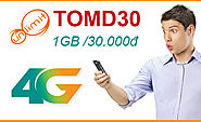Đăng ký gói TOMD30 Viettel ưu đãi 1GB chỉ 30.000đ không giới hạn thời gian