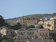 Finding relaxing accommodation in-season on Symi Island, Greece