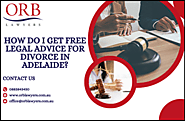 How do I get free legal advice for divorce in Adelaide?