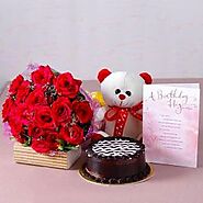 Buy Romantic Birthday Combo Online - OyeGifts.com