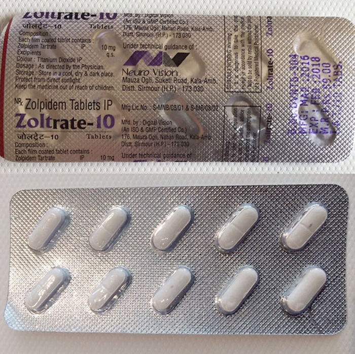 zolpidem 10mg tablets prices